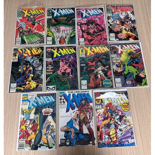 100 - UNCANNY X-MEN Bundle #224,232,260, 261, 262,263,265,269, 273, 276, 281. Marvel Comics 1987 Onwards. ... 