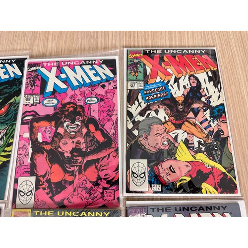 100 - UNCANNY X-MEN Bundle #224,232,260, 261, 262,263,265,269, 273, 276, 281. Marvel Comics 1987 Onwards. ... 