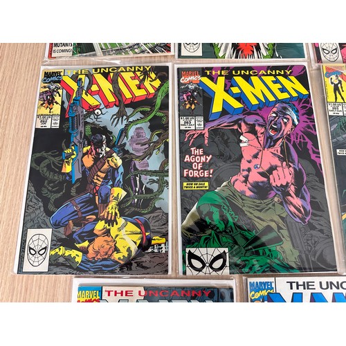 100 - UNCANNY X-MEN Bundle #224,232,260, 261, 262,263,265,269, 273, 276, 281. Marvel Comics 1987 Onwards. ... 