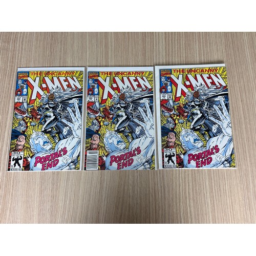 102 - UNCANNY X-MEN 3 x #285. 1st App of Mikhail Rasputin the brother of Colossus & Magic. Marvel Comics 1... 