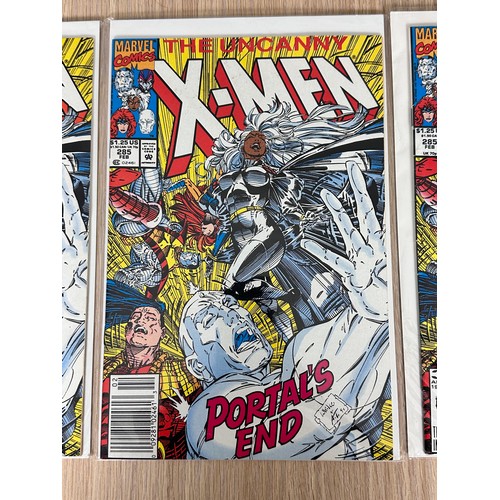 102 - UNCANNY X-MEN 3 x #285. 1st App of Mikhail Rasputin the brother of Colossus & Magic. Marvel Comics 1... 