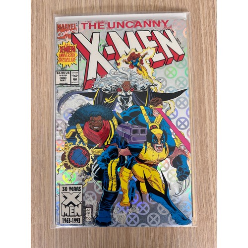 103 - UNCANNY X-MEN #300 - Marvel Comics 1993. First Appearance of Amelia Voght. Foil Cover. FN Condition.... 