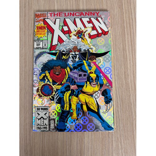 103 - UNCANNY X-MEN #300 - Marvel Comics 1993. First Appearance of Amelia Voght. Foil Cover. FN Condition.... 