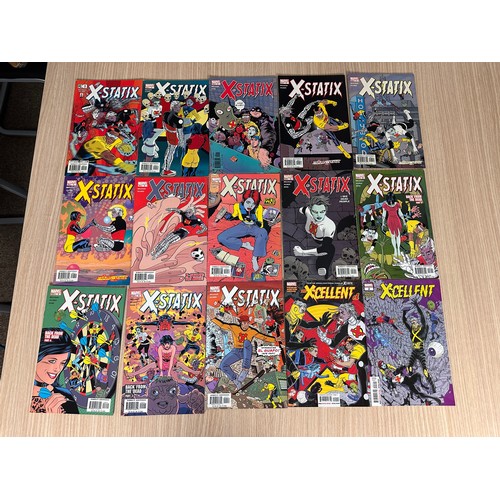 109 - X-STATIX and X-CELLENT Comic Bundle. Marvel Comics, Includes X-Cellent #1. FN Condition. 15 Comics i... 