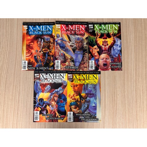 111 - X-MEN BLACK SUN #1 - 5 Marvel Comics (2000) Complete Set. VFN Condition.