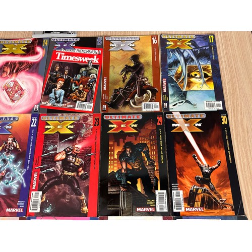 112 - ULTIMATE X-MEN Job Lot Bundle. 
Marvel Comics (2002 Onwards) 24 Comics in Total. 
VG+/FN Condition.