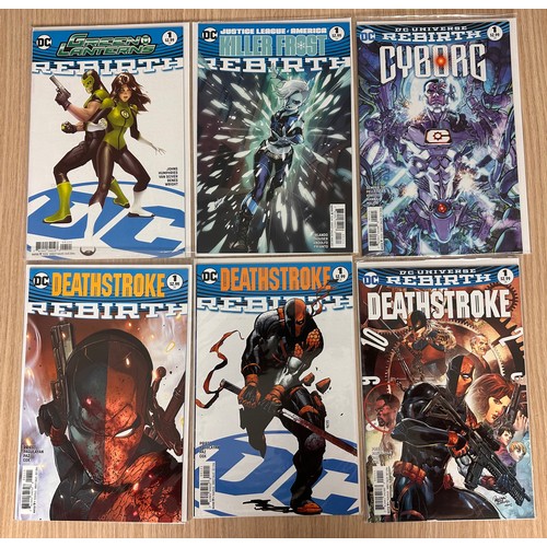 19 - DC COMICS REBIRTH COLLECTION #1's Job lot. 18 x #1 Comics from 2016. Featuring: Suicide Squad, Cybor... 