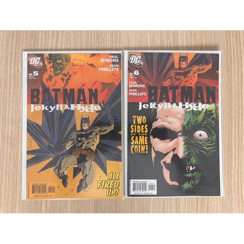 114 - BATMAN: JEKYLL & HYDE #1 - 6. Complete mini series run. DC Comics 2005. NM Condition. All Bagged & B... 