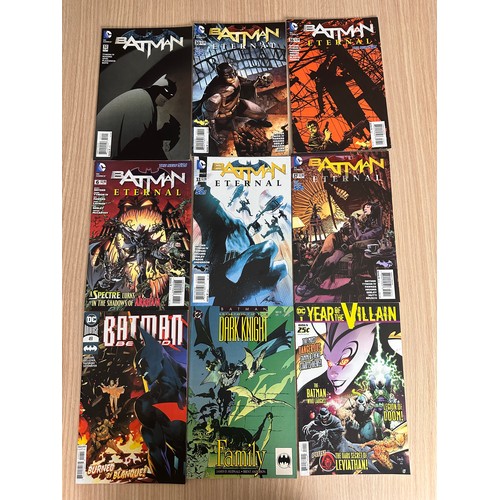 125 - BATMAN COMICS JOB LOT/BUNDLE. 40 comics various decades, includes some minor keys and #1's.