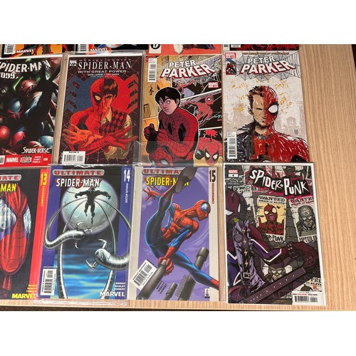 126 - Spiderman Bundle - 24 Comics. Various Decades. Marvel Comics.