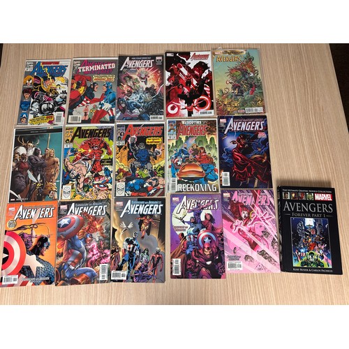 127 - Avengers Bundle - 15 Comics plus one Hardback Graphic Novel. Marvel Comics.