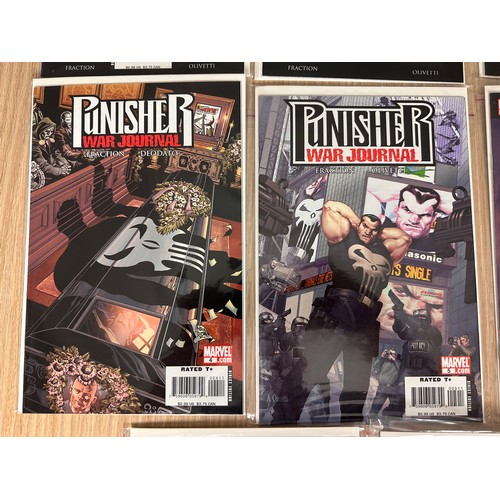 128 - PUNISHER WAR JOURNAL Collection of comics. Marvel Comics 2006. 11 Comics in total. Most bagged & Boa... 