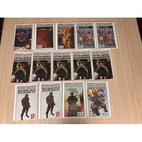 130 - DAILY BUGLE BUNDLE - 14 Marvel Comics