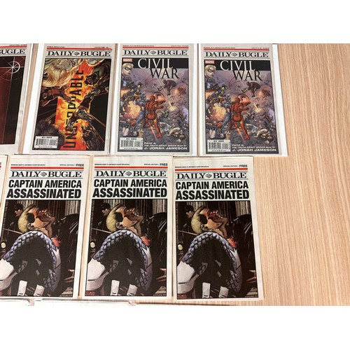 130 - DAILY BUGLE BUNDLE - 14 Marvel Comics