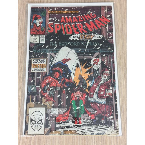 133 - 5 x AMAZING SPIDER-MAN  Comics #312, 314, 315, 318 & 319. Marvel Comics 1989. FN Condition.