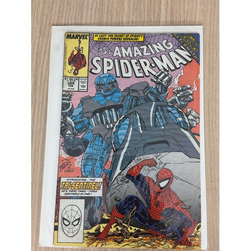 134 - 5 x AMAZING SPIDER-MAN Comics - #325, 326 (x2), 329, & 330. Marvel Comics 1989/90. FN Condition.