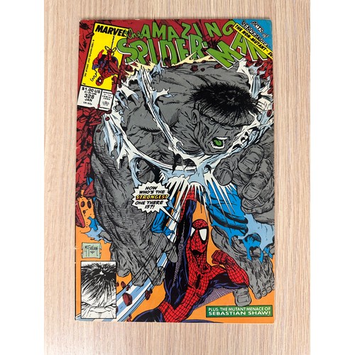 135 - AMAZING SPIDER-MAN #328. Todd McFarlane cover. Marvel Comics 1990. VFN Condition.