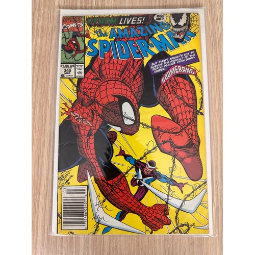 138 - AMAZING SPIDER-MAN #345. Marvel Comics 1991. FN+ Condition. Bagged & Boarded.