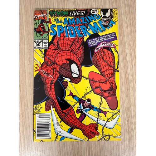 138 - AMAZING SPIDER-MAN #345. Marvel Comics 1991. FN+ Condition. Bagged & Boarded.