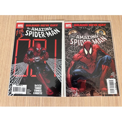 139 - AMAZING SPIDER-MAN - #548, 553, 578 & 581. Marvel Comics 2008 onwards. VFN Condition.