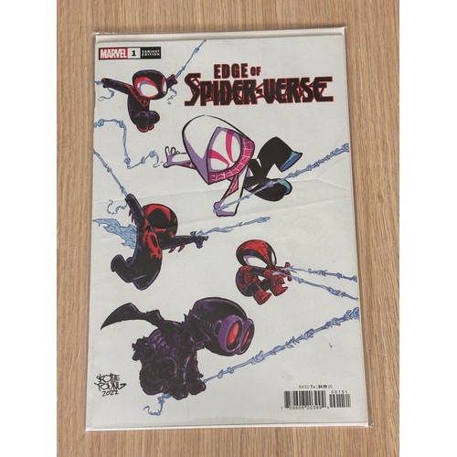 142 - SPIDER-MAN EDGE OF SPIDER-VERSE Vol 2. #1 Skottie Young Variant. Marvel Comics 2022. NM Condition. B... 