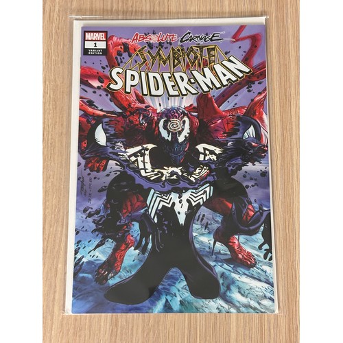 144 - ABSOLUTE CARNAGE: SYMBIOTE SPIDER-MAN #1 Mike Mayhew Variant. NM Condition. Marvel Comics.