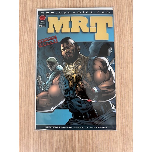 154 - MR T Comics 2 x #1 including First print and Metallic Gold cover, Plus #2. 3 Comics in total;. AP Co... 