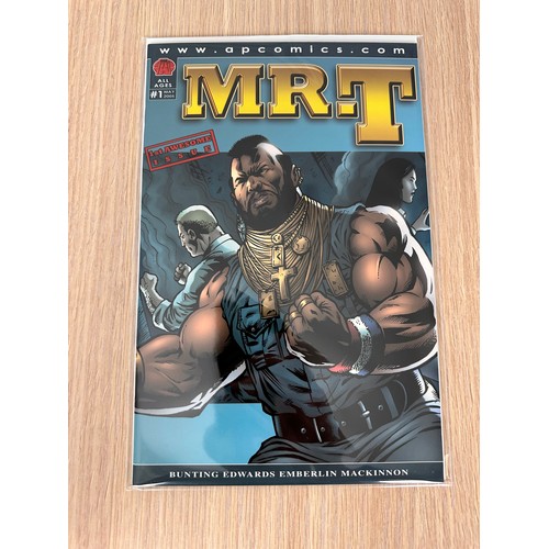 154 - MR T Comics 2 x #1 including First print and Metallic Gold cover, Plus #2. 3 Comics in total;. AP Co... 