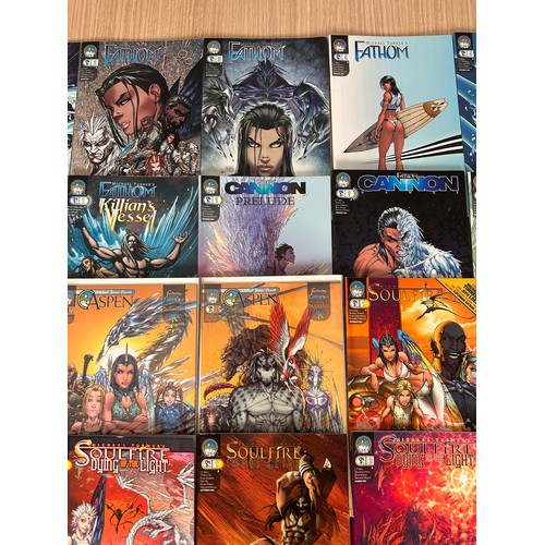 155 - 32 x Michael Turner/Aspen Comics Bundle featuring Fathom and Soulfire stories. 32 Comics in total, s... 