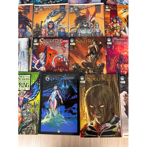 155 - 32 x Michael Turner/Aspen Comics Bundle featuring Fathom and Soulfire stories. 32 Comics in total, s... 