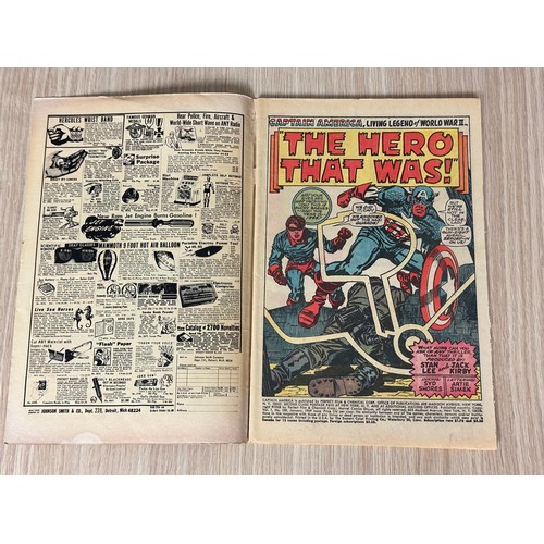 1 - CAPTAIN AMERICA #109 - the origin of Captain America. Iconic Cover Art by Jack Kirby. Very Collectib... 