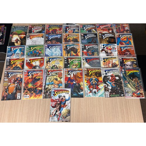 158 - SUPERMAN Vol.1 Bundle of 36 x DC Comics from 2001 onwards. Features #593-596, 598, 603, 606, 611, 62... 