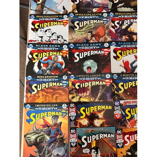 160 - SUPERMAN VOL. 4 Complete run of 45 comics from #1-45 plus Annual. Includes additional cover version ... 