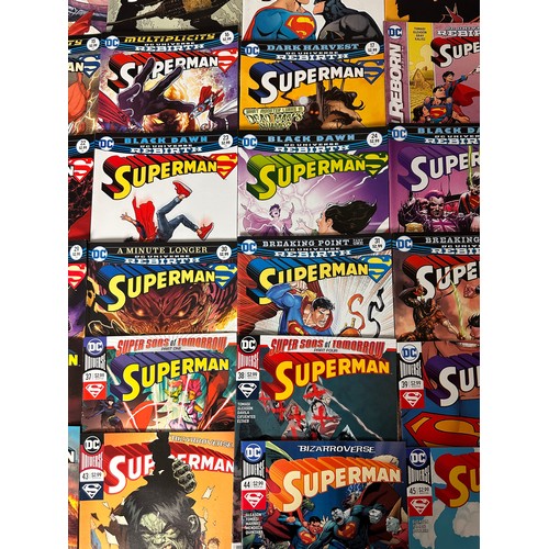 160 - SUPERMAN VOL. 4 Complete run of 45 comics from #1-45 plus Annual. Includes additional cover version ... 