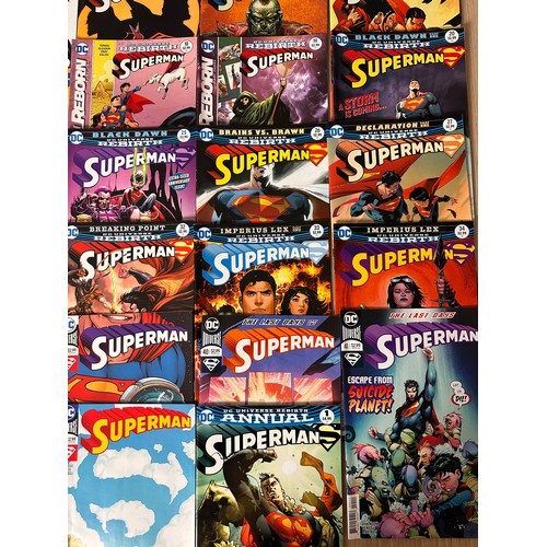 160 - SUPERMAN VOL. 4 Complete run of 45 comics from #1-45 plus Annual. Includes additional cover version ... 