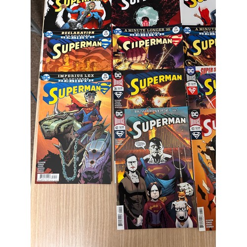 160 - SUPERMAN VOL. 4 Complete run of 45 comics from #1-45 plus Annual. Includes additional cover version ... 