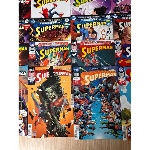 160 - SUPERMAN VOL. 4 Complete run of 45 comics from #1-45 plus Annual. Includes additional cover version ... 