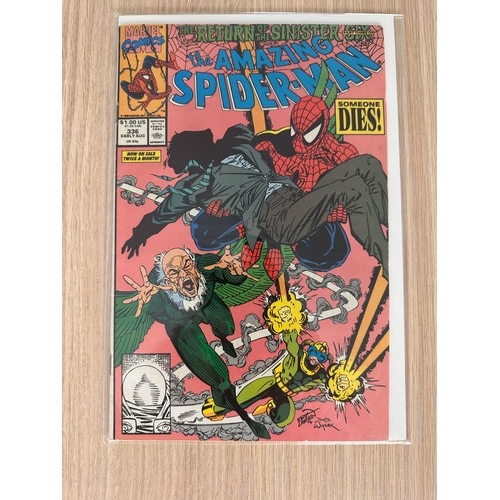 6 - AMAZING SPIDER-MAN #334 - 336 - The return of the Sinister Six storyline. Complete Set #1-6. Marvel ... 