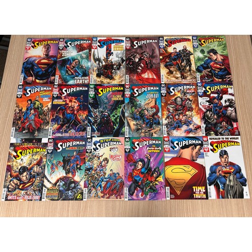 161 - SUPERMAN Vol.5 - #1-18. Complete set of consecutive comics. DC Comics 2018 onwards. VFN Condition.