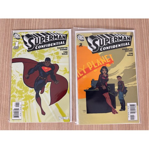 165 - SUPERMAN CONFIDENTIAL. #1-4.  DC Comics 2007, NM Condition. Bagged & Boarded.