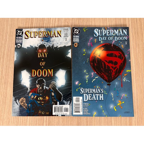 166 - SUPERMAN: DAY OF DOOM #1 - 4. Complete series run. FN Condition. DC Comics 2003.