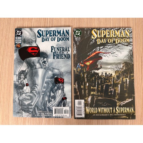 166 - SUPERMAN: DAY OF DOOM #1 - 4. Complete series run. FN Condition. DC Comics 2003.