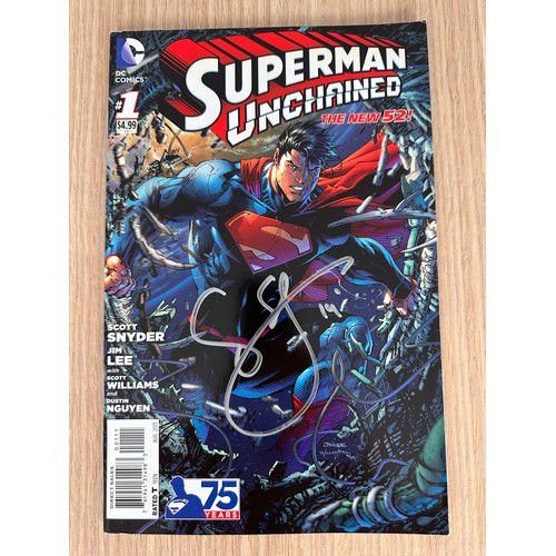 167 - SUPERMAN UNCHAINED #1 - 6. #1 signed by Scott Snyder. Complete Run. DC Comics 2008. FN+ Condition.