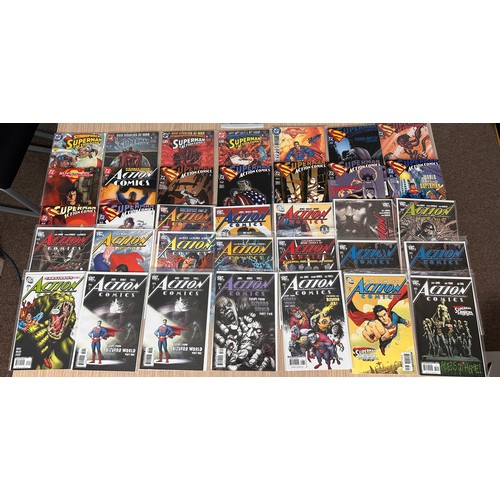 168 - ACTION COMICS BUNDLE - 35 comics from 2001 - 2007. Includes some minor keys. Features #779-782,793,7... 