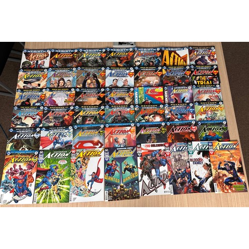 169 - ACTION COMICS #957 - 999. Complete consecutive run of 43 DC Comics from 2016 onwards. All VFN condit... 