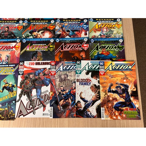 169 - ACTION COMICS #957 - 999. Complete consecutive run of 43 DC Comics from 2016 onwards. All VFN condit... 