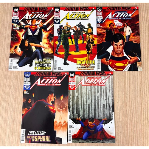 170 - ACTION COMICS #1000 - 1017. Complete consecutive run from 2018 onwards. Includes #1000 1930's varian... 