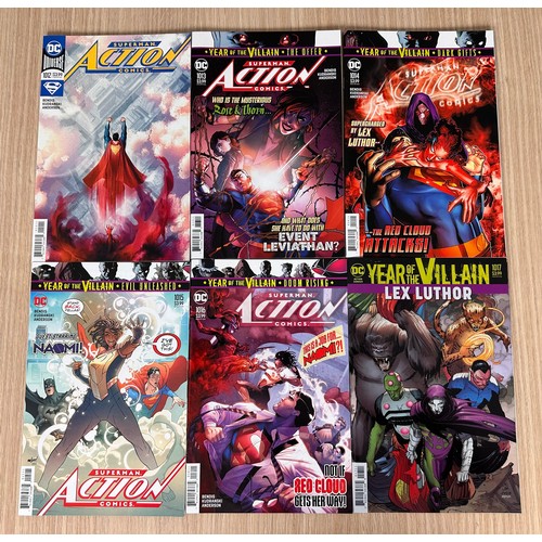 170 - ACTION COMICS #1000 - 1017. Complete consecutive run from 2018 onwards. Includes #1000 1930's varian... 