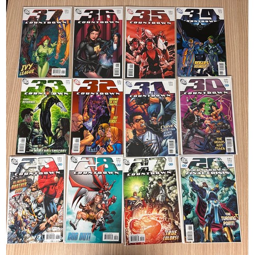 7 - COUNTDOWN TO FINAL CRISIS #1 - 51 (2007/8)- Complete set of the DC Comics run. Most Bagged & Boarded... 