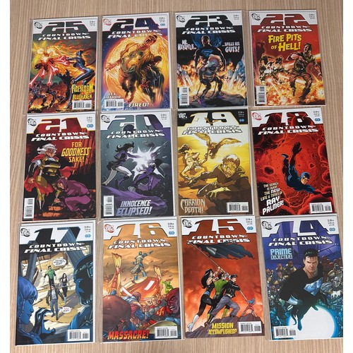 7 - COUNTDOWN TO FINAL CRISIS #1 - 51 (2007/8)- Complete set of the DC Comics run. Most Bagged & Boarded... 